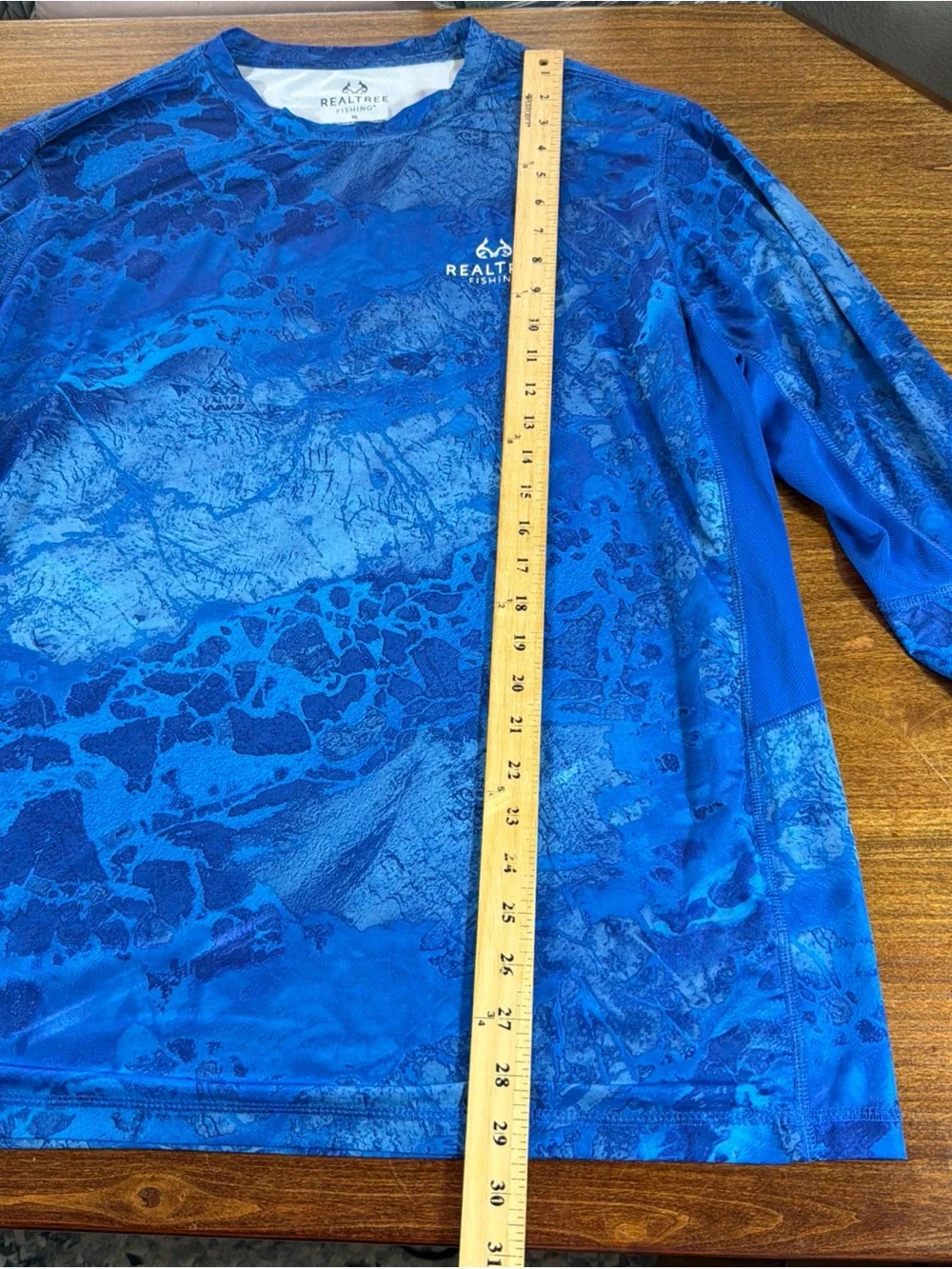 Realtree Blue Camo Performance Long Sleeve